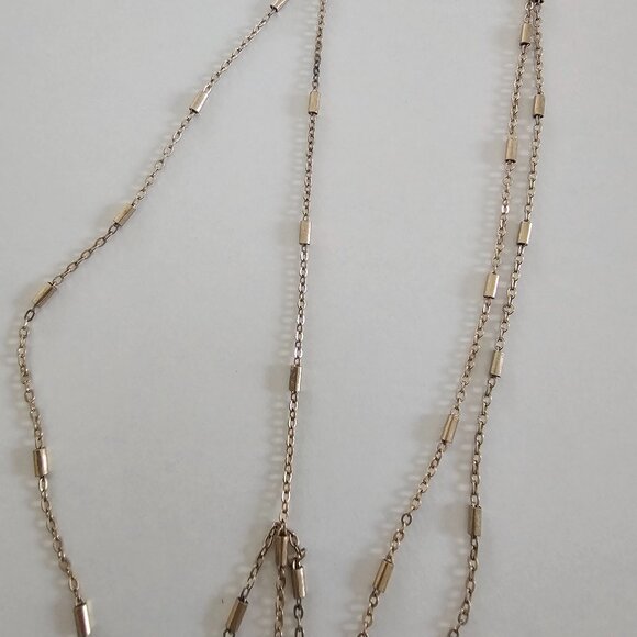 Leopard Print Long Necklace and Bangle Cuff - Picture 5 of 14